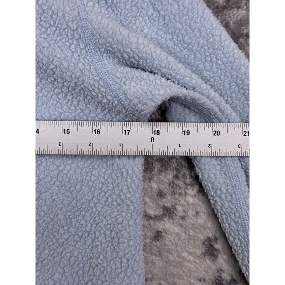 STIO Sweatshirt XS Womens Rawlins Light Blue Shearling Fleece 1/2 Zip Pullover - Picture 4 of 9